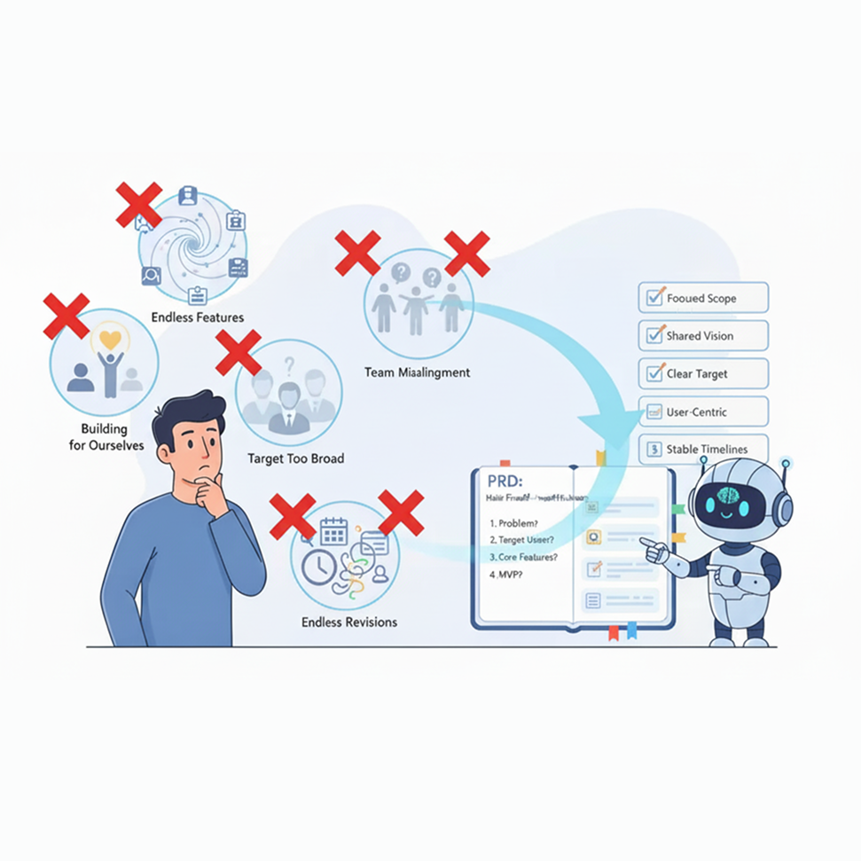 Why Good Ideas Fail — 5 Common Failure Patterns a PRD Can Prevent