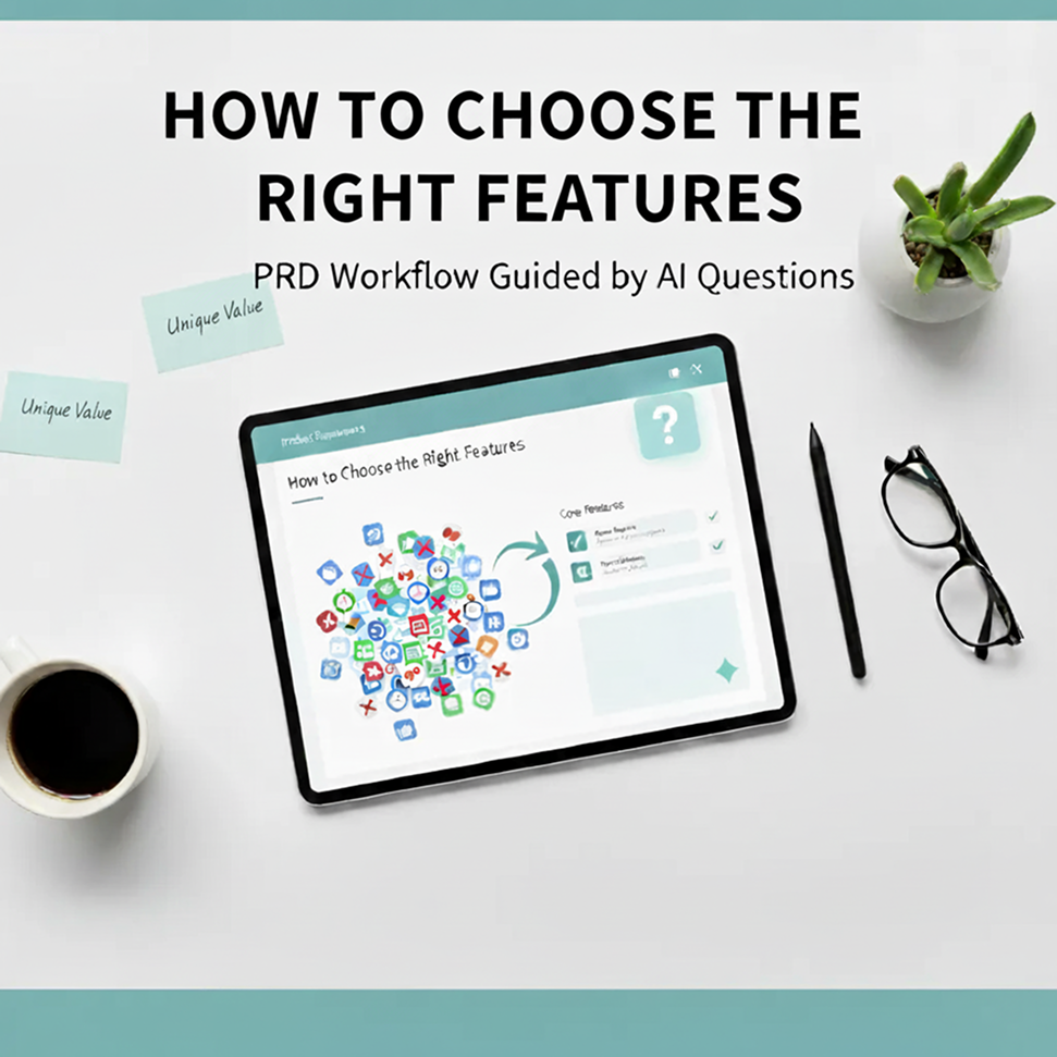 How to Choose the Right Features — A PRD Workflow Guided by AI Questions