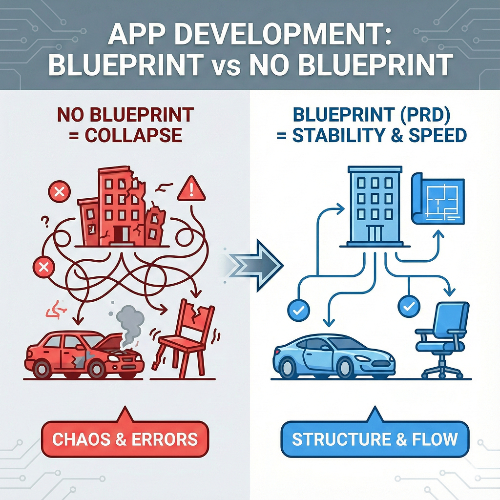 Why Apps Need Blueprints Like Houses — The Faster You Build, the More Essential the Design